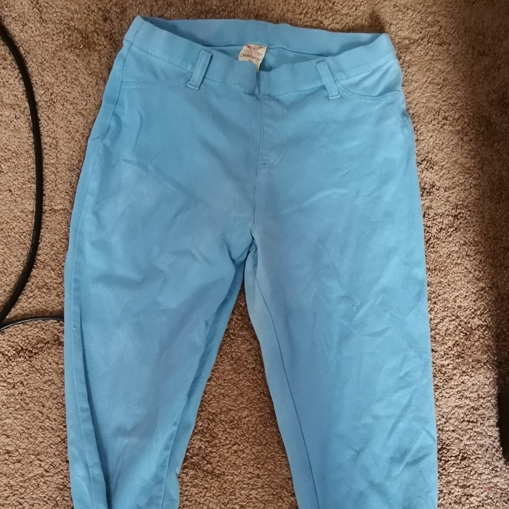 Light blue leggings